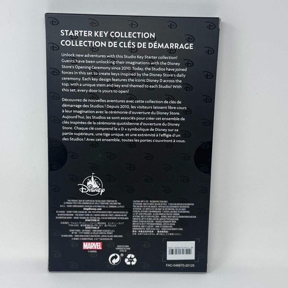 Walt Disney Studios Starter Key Collection NEW - Picture 5 of 7